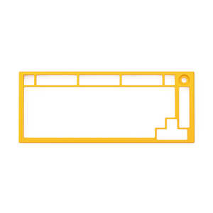 GLORIOUS Glorious GMMK PRO 75% Alternative Top Frame - Golden Yellow GLO-ACC-P75-TF-GY GLORIOUS Glorious GMMK PRO 75% Alternative Top Frame - Golden Yellow GLO-ACC-P75-TF-GY