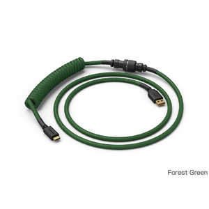 GLORIOUS Glorious Coiled Cable - Forest Green GLO-CBL-COIL-FG GLORIOUS Glorious Coiled Cable - Forest Green GLO-CBL-COIL-FG