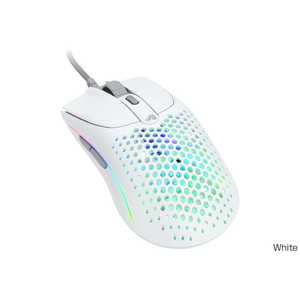 GLORIOUS Glorious Model O 2 Wired - White ［光学式 /有線 /6ボタン /USB］ GLO-MS-OV2-MW