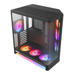 NZXT PC�P�[�X �mATX / MicroATX / Mini-ITX�n H6 RGB�{ (2026) �u���b�N CC-H62FB-P1