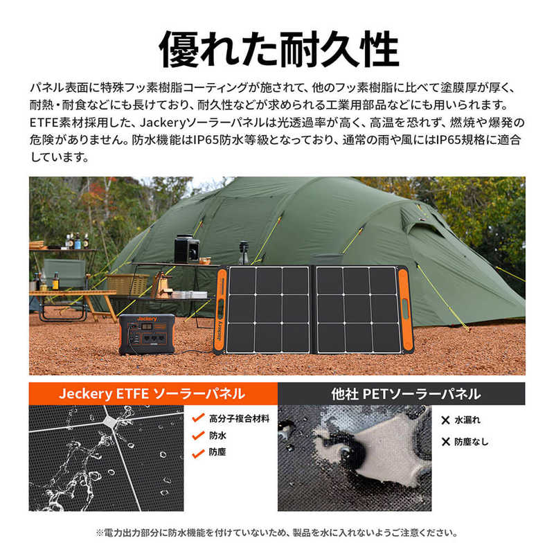 JACKERY JACKERY 折りたたみ式ソーラーパネル SolarSaga 100  [100W]  JS-100C JS-100C