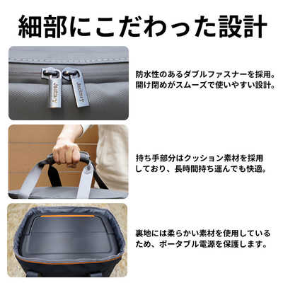 JACKERY ポータブル電源 収納バック Mサイズ JPC-1000B の通販