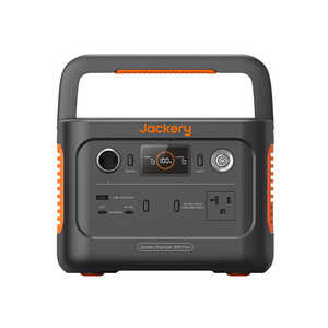 JACKERY ポータブル電源 300 Plus [リン酸鉄リチウムイオン電池 /5出力 /AC・DC・USB-C充電・ソーラー(別売)] JE-300B