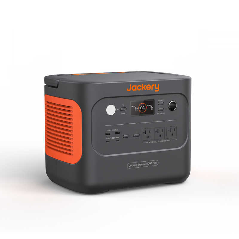 JACKERY JACKERY ポータブル電源 1000 Plus ［8出力 /AC・DC・USB-C充電・ソーラー(別売)］ JE-1000C JE-1000C