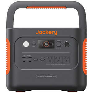 JACKERY ポータブル電源 1000 Plus ブラック  [1264Wh /8出力 / ソーラーパネル(別売)]  JE-1000C