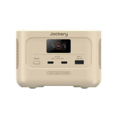 JACKERY ポータブル電源 Explorer100Plus サンドゴールド [99.2Wh /3
