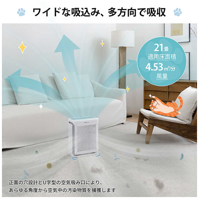 VESYNC VESYNC 空気清浄機 レボイト Levoit Vital 100S Pet  空気清浄:21畳まで PM2.5対応 LAP-V102S-AJPR LAP-V102S-AJPR