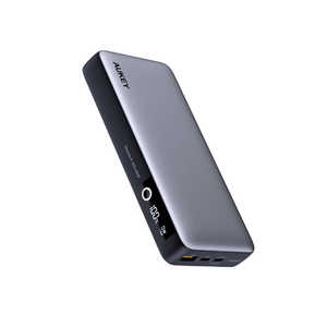 AUKEY ХХåƥ꡼ Sprint X 20000mAh PDб 65W USB-A 1ݡ/USB-C 2ݡȡϽ USB-C 1ݡȡ 졼 Gray PB-Y43-GY