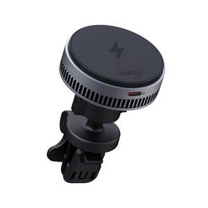 AUKEY ޥȷ磻쥹Ŵ MagSafeб Qi2 MagFusion Dash Pro ѵǽܡ1ݡ /15W Gray HD-MC13A-GY