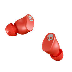 SKULLCANDY フルワイヤレスイヤホン ［ワイヤレス(左右分離) / カナル型 / Bluetooth対応］ Plasma Red S2SPW-T995