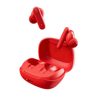 SKULLCANDY 完全ワイヤレスイヤホン ［ワイヤレス(左右分離) / Bluetooth対応］ FLAME RED S2TAW-T967