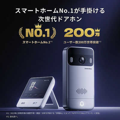 SWITCHBOT SwitchBot スマートテレビドアホン W6702002 の通販