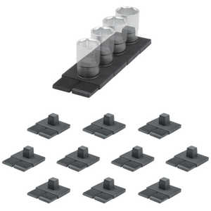 STEALTHMOUNTS �X�e���X�}�E���g Drawer Hive �c�[���L���r�l�b�g�p1/2(�����p12.7mm)�\�P�b�g�z���_�[(10����) DHSP12SK10