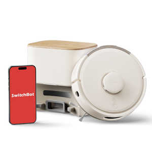 SWITCHBOT SwitchBot ロボット掃除機 K11＋ Pro(アイボリー) ［吸引＋拭くタイプ(乾拭き)］ W3004100