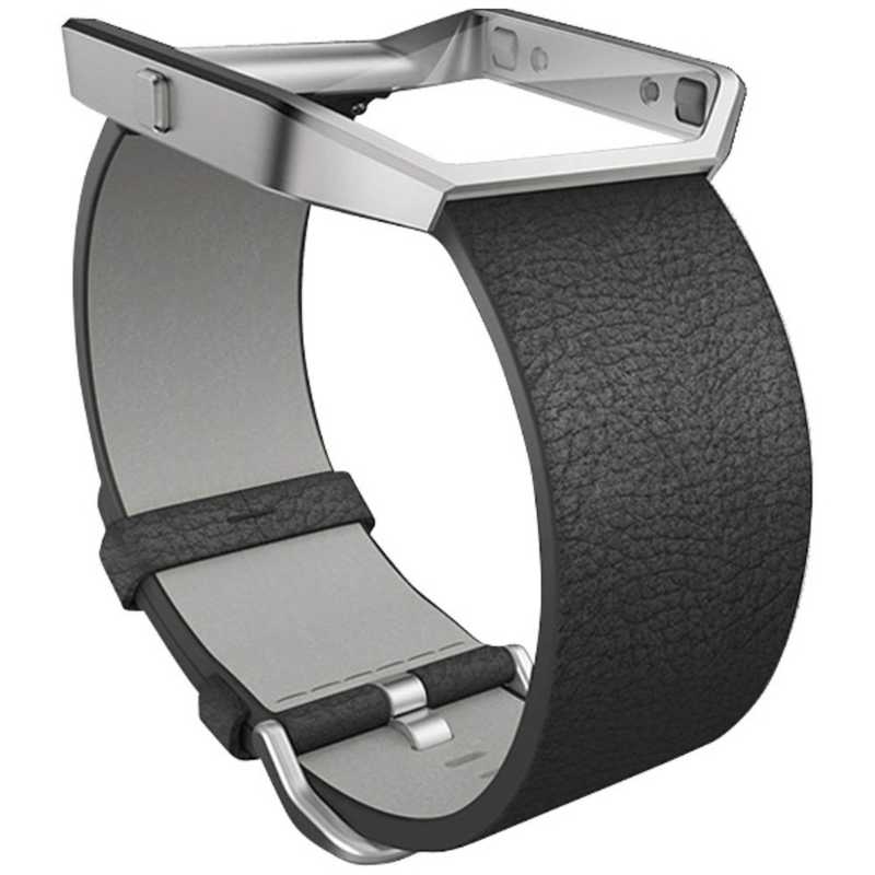 Fitbit 売れ筋介護用品も Blaze交換用レザーバンド フレーム Smal Black Fb159lbbks Apac