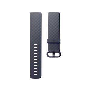 FITBIT Fitbit フィットビット Charge3 専用 純正 交換用 クラシック リストバンド BlueGrey ブルーグレー Lサイズ【日本正規品】 FB168ABGYL