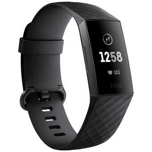 FITBIT フィットネストラッカー L/Sサイズ　ブラック／グラファイト FB410GMBK-CJK