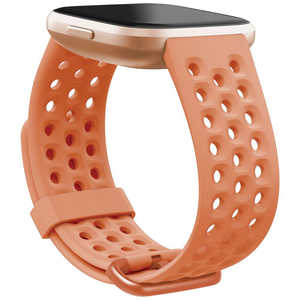 FITBIT Fitbit Versaシリｰズ専用 スポｰツバンド Coral Lサイズ FB171SBTAL コｰラル