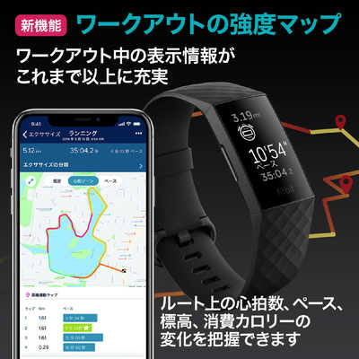 Fitbit Charge 4 (GPS内蔵）【2020年モデル】