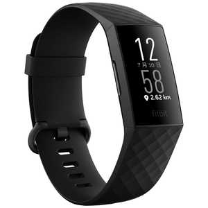 FITBIT Fitbit Charge4 GPS搭載 フィットネストラッカｰ ブラック/ブラック L/S サイズ FB417BKBK-FRCJK