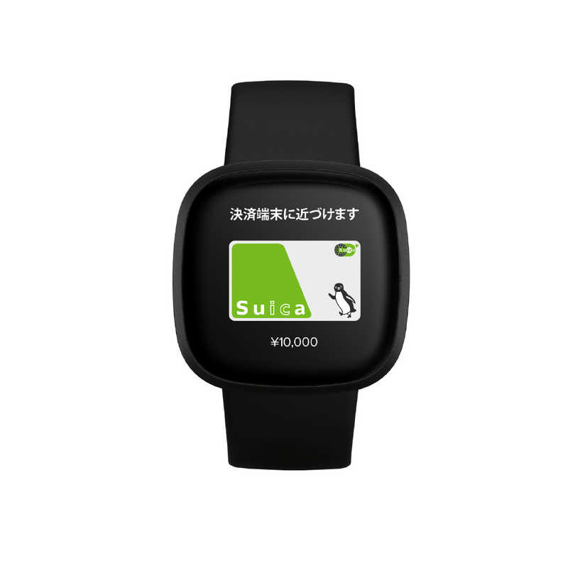 FITBIT FITBIT Fitbit Versa3 GPS搭載 スマートウォッチ ブラック L S サイズ FB511BKBK-FRCJK FB511BKBK-FRCJK