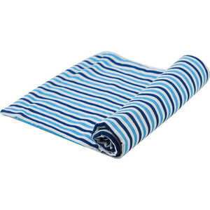 NEWCASTLECLASSICS バンブースワドル Blue ＆ White Stripe 