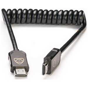 ȥ⥹ ATOMFLEX PRO HDMI COILED CABLE (Full to Full 30cm) ATOM4K60C5