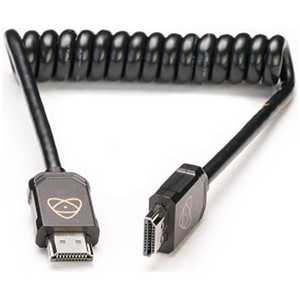 アトモス ATOMFLEX PRO HDMI COILED CABLE (Full to Full 30cm)  ATOM4K60C5