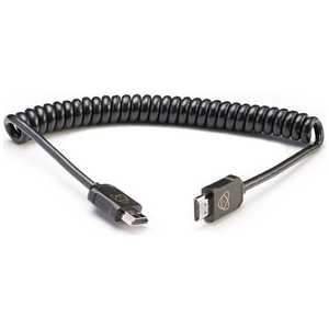 アトモス ATOMFLEX PRO HDMI COILED CABLE (Full to Full 40cm)  ATOM4K60C6