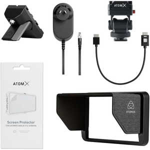アトモス 5インチモニター用 Creator Kit Shinobi II / GO、Ninja TX / TX GO / RAW 、カメラにモニターを取り付けて撮影するのに最適なキット ATOMACCKT6