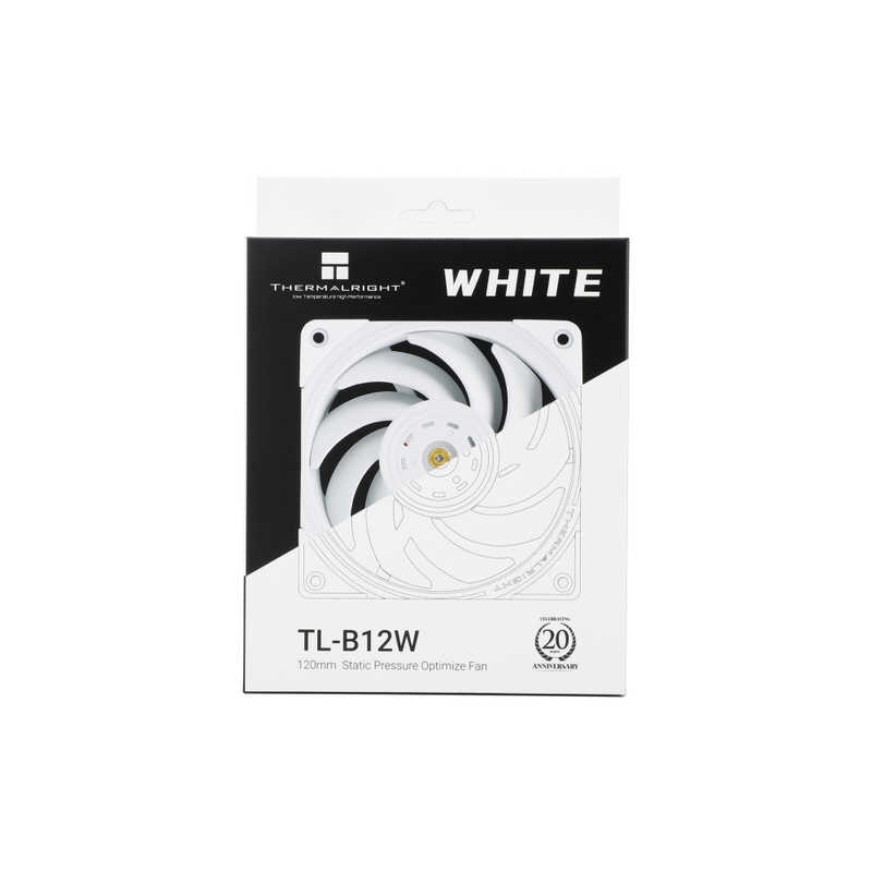 サーマルライト サーマルライト ケースファン [120mm /2150RPM]　ホワイト TL-B12-W TL-B12-W