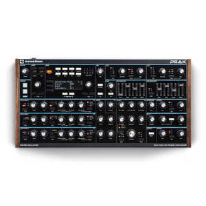 NOVATION Novation 各ボイスにNew Oxfordオシレーター3基を搭載する、8ボイスデスクトップポリフォニックシンセサイザー Novation Peak