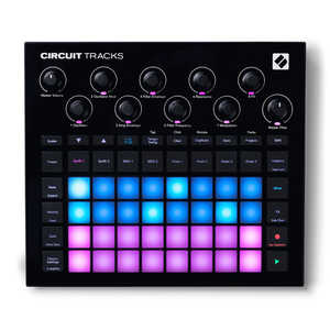 NOVATION Novation Circuit Tracks 2つのシンセトラックとMIDIトラック、4つのドラムトラックを備えたオールインワンスタジオ Novation CircuitTracks