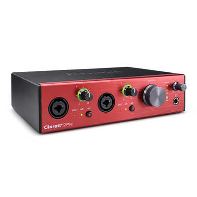 FOCUSRITE オーディオインターフェース Clarett+ 2Pre 10イン/4アウト 