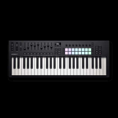 NOVATION MIDIキーボード セミウェイテッド鍵盤49鍵 Launchkey