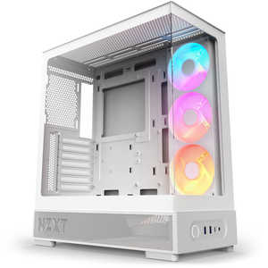 NZXT PC�P�[�X �mATX / MicroATX / Mini-ITX�n S5 RGB �z���C�g CC-S51FW-01