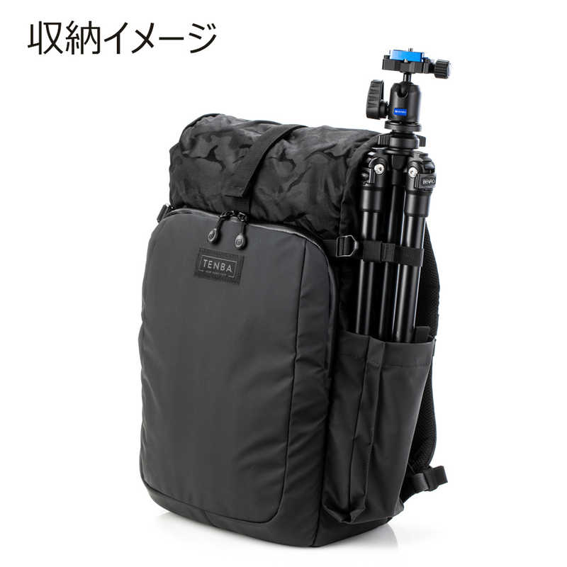 テンバ テンバ カメラバック TENBA Fulton v2 14L All Weather Backpack - Black/Black Camo (10～15L) 637-735 637-735