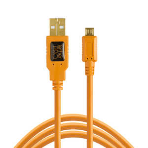 テザーツールズ USBケーブル TetherPro USB 2.0 A Male to Micro-B 5-pin 15(4.6m) ORG  CU5430ORG