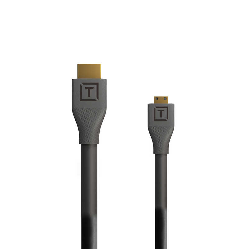 テザーツールズ テザーツールズ HDMIケーブル ブラック [0.3m /HDMI⇔MicroHDMI /スタンダードタイプ /4K対応] H2D1-BLK H2D1-BLK