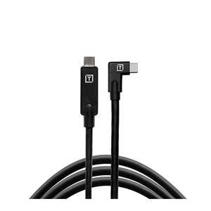 テザーツールズ テザープロ USB-C to USB-C ライト アングル ブラック CUC15RT-BLK