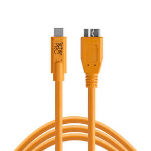 テザーツールズ USBケーブル TetherPro USB-C to 3.0 Micro-B15(4.6m) CUC3315-ORG テザーツールズ USBケーブル TetherPro USB-C to 3.0 Micro-B15(4.6m) CUC3315-ORG