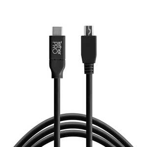 テザーツールズ USBケーブル TetherPro USB-C to 2.0 Mini-B 5-Pin15(4.6m) BL  CUC2415-BLK
