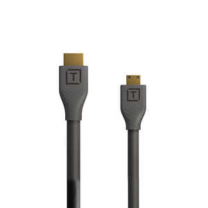 テザーツールズ HDMIケーブル ブラック [0.3m /HDMI⇔miniHDMI /スタンダードタイプ /4K対応] H2C1-BLK
