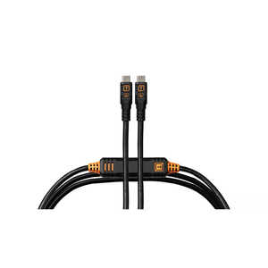 テザーツールズ テザープロ オプティマ 10G USB-C ケーブル(4.6m) データ転送専用ケーブル ブラック CUC15G2-BLK テザーツールズ テザープロ オプティマ 10G USB-C ケーブル(4.6m) データ転送専用ケーブル ブラック CUC15G2-BLK