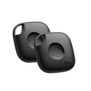 TILE Life360 Tile Mate (2024) ブラック 2個パック/電池交換不可(最大約3年) RE-60012-AP