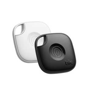 TILE Life360 Tile Mate (2024) ブラック＆ホワイト 2個パック/電池交換不可(最大約3年) RE-60122-AP