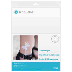 SILHOUETTE �^�g�D�[�V�[�� �z���C�g MEDIA-TATTOO-WHT