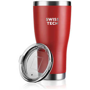 SWISS タンブラー 赤色 887ml ステンレス製 フタ付 ST071001