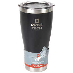 SWISS タンブラー 黒色 887ml ステンレス製 フタ付 ST071003
