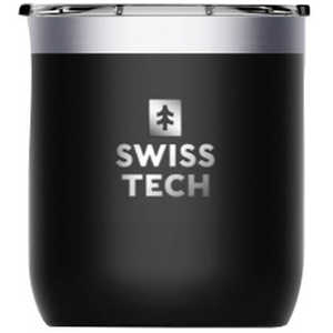 SWISS タンブラー 黒色 295ml ステンレス製 フタ付 ST071011